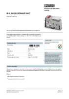 Datasheet for Phoenix Contact 2897716, EAN: 4046356133081