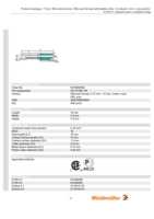 Datasheet for Weidmüller 9019060000, EAN: 4008190049560