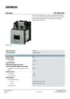 Datasheet for Siemens 3RT10562AP36, EAN: 4011209582262
