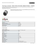 Datasheet for Phoenix Contact 1434879, EAN: 4046356410786