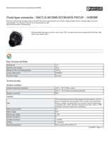 Datasheet for Phoenix Contact 1436398, EAN: 4046356438346