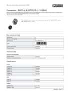 Datasheet for Phoenix Contact 1436945, EAN: 4046356435406