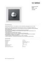 Datenblatt zu Siedle 200038881-00, EAN: 4015739388813