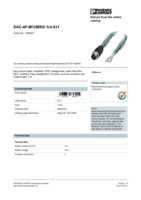 Datasheet for Phoenix Contact 1569401, EAN: 4046356336215