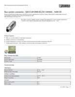 Datasheet for Phoenix Contact 1429130, EAN: 4046356323093