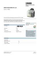 Datasheet for Phoenix Contact 1553886, EAN: 4046356159609