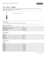 Datasheet for Phoenix Contact 1209868, EAN: 4046356178716