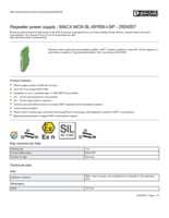 Datasheet for Phoenix Contact 2924207, EAN: 4046356448338