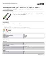 Datasheet for Phoenix Contact 1430077, EAN: 4046356323161