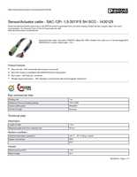 Datasheet for Phoenix Contact 1430129, EAN: 4046356322393