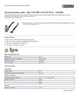 Datasheet for Phoenix Contact 1430585, EAN: 4046356456401