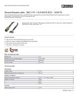 Datasheet for Phoenix Contact 1430776, EAN: 4046356456593