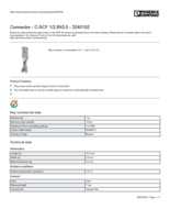 Datasheet for Phoenix Contact 3240152, EAN: 4046356453691