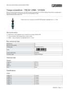 Datasheet for Phoenix Contact 1212224, EAN: 4046356455589