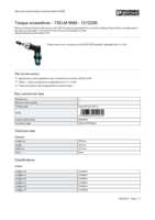 Datasheet for Phoenix Contact 1212226, EAN: 4046356455572