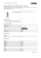 Datasheet for Phoenix Contact 1212127, EAN: 4046356454261