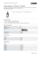 Datasheet for Phoenix Contact 1212128, EAN: 4046356456081