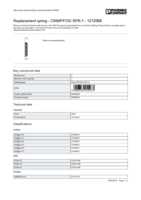 Datasheet for Phoenix Contact 1212069, EAN: 4046356455473