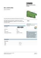 Datasheet for Phoenix Contact 2861276, EAN: 4017918894214