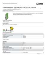 Datasheet for Phoenix Contact 2810638, EAN: 4046356510356