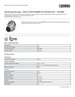 Datasheet for Phoenix Contact 1441862, EAN: 4046356534062