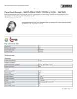 Datenblatt zu Phoenix Contact 1441943, EAN: 4046356534161