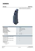 Datasheet for Siemens 3RV29012B, EAN: 4011209737129