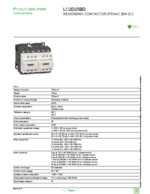 Datasheet for Schneider Electric LC2D25BD, EAN: 3389110392593