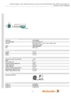 Datasheet for Weidmüller 9018530000, EAN: 4008190066925