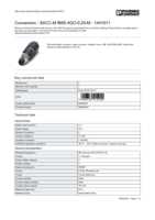Datasheet for Phoenix Contact 1441011, EAN: 4046356515900