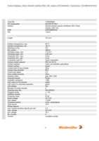 Datenblatt zu Weidmüller 1705930000, EAN: 4008190949792