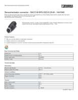 Datasheet for Phoenix Contact 1441040, EAN: 4046356515931