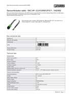 Datasheet for Phoenix Contact 1442492, EAN: 4046356535144