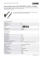 Datasheet for Phoenix Contact 1442599, EAN: 4046356535359