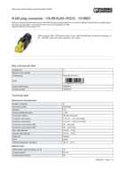 Datasheet for Phoenix Contact 1419001, EAN: 4046356521567