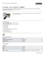 Datasheet for Phoenix Contact 2688048, EAN: 4046356501583