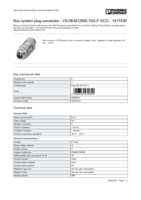 Datasheet for Phoenix Contact 1417430, EAN: 4046356530699
