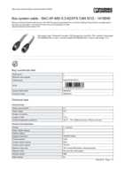 Datasheet for Phoenix Contact 1419049, EAN: 4046356542937