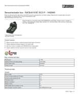 Datasheet for Phoenix Contact 1452945, EAN: 4046356553568