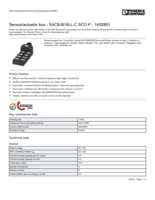Datasheet for Phoenix Contact 1452851, EAN: 4046356553711