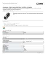 Datasheet for Phoenix Contact 1456284, EAN: 4046356616911