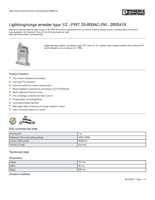 Datasheet for Phoenix Contact 2800419, EAN: 4046356556156