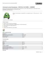 Datasheet for Phoenix Contact 2308098, EAN: 4046356566988