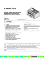 Datasheet for Phoenix Contact 2985974, EAN: 4046356168939