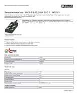 Datasheet for Phoenix Contact 1452521, EAN: 4046356553872