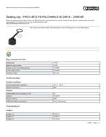 Datasheet for Phoenix Contact 1456190, EAN: 4046356605717