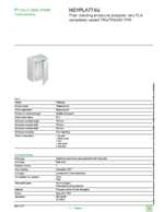 Datasheet for Schneider Electric NSYPLA774G, EAN: 3606480775130