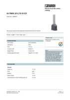 Datasheet for Phoenix Contact 3200975, EAN: 4017918094522