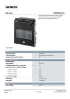 Datasheet for Siemens 3NP52600CB10, EAN: 4011209128835