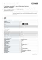 Datasheet for Phoenix Contact 1424140, EAN: 4046356693424